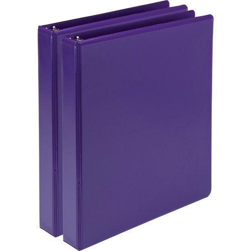 SAMSILL Samsill SAMU86308 Presentation Binder Purple 2 Pack