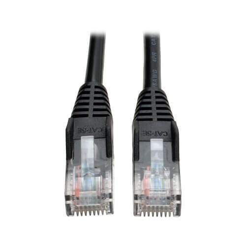 TRIPP LITE Tripp Lite N001-003-BK Cat5 Cat5e Patch Cable 3 Feet