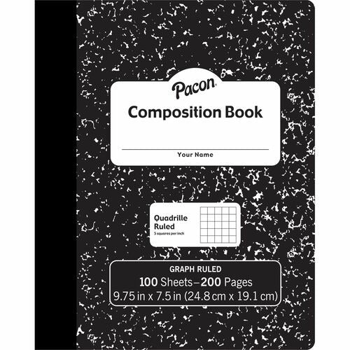 PACON Pacon PACMMK37103 Composition Book Quad Ruled Pack of 6