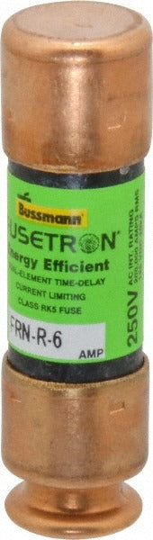 EATON Cooper Bussmann FRN-R-6 Cartridge Time Delay Fuse RK5 6A