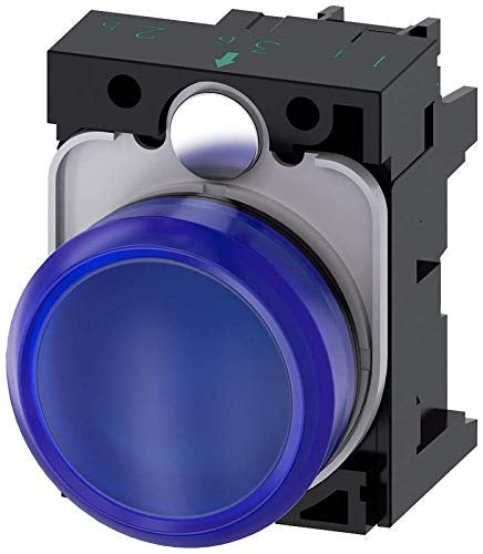 SIEMENS Siemens 3SU11026AA501AA0 Indicator Light 24 V AC/DC (22 mm) 3SU1102-6AA50-1AA0