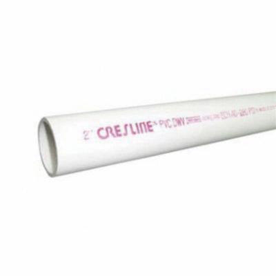 CRESLINE CRESLINE 50850 Solid Wall PVC Pipe 4 inches