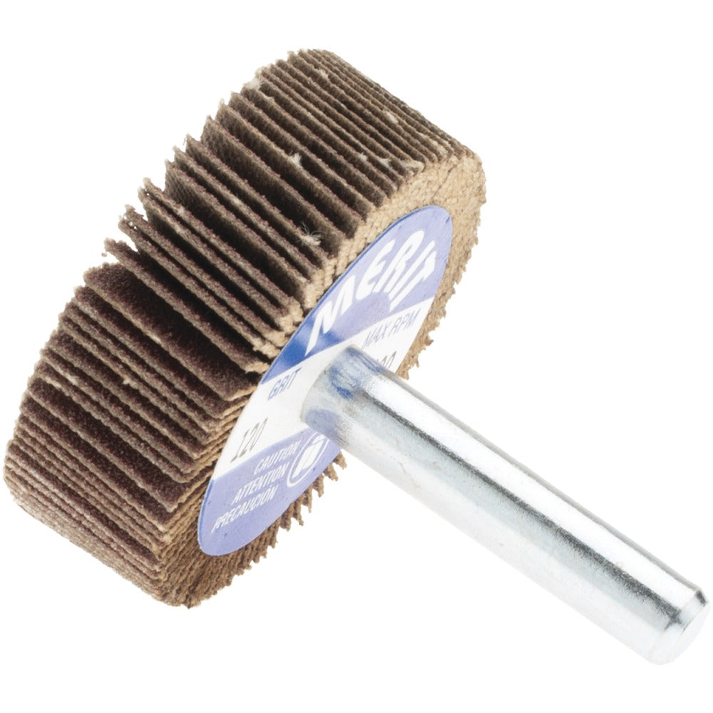 MERIT Merit Abrasives 08834137132 Mounted Flap Wheel 120 Grit