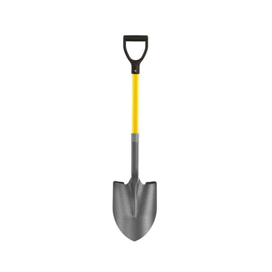 Bon Pro Plus 28-142 Closed Back Shovel - Round Point with 27 D Fiberglass Handle