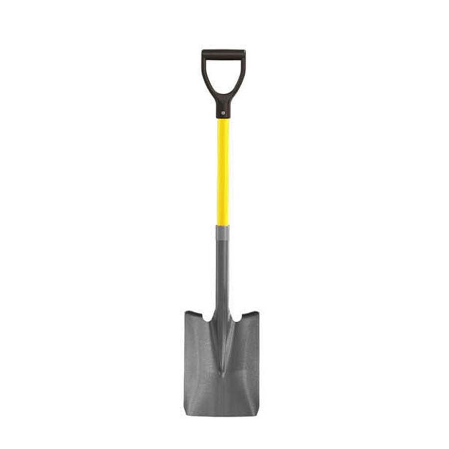 Bon Pro Plus 28-147 Closed Back Shovel - Square Point with 27 D Fiberglass Handle