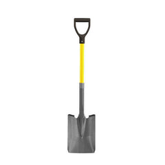 Bon Pro Plus 28-147 Closed Back Shovel - Square Point with 27 D Fiberglass Handle