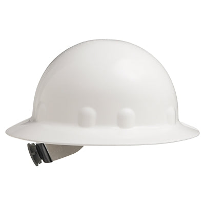 HONEYWELL E1RW01A000 Full Brim Hard Hat With 3RW2 Ratchet Headband, 8 Pt. Ratchet Suspension, White