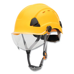 Honeywell FSH11002 Safety Helmet 6-point Ratchet Suspension Vented Yellow