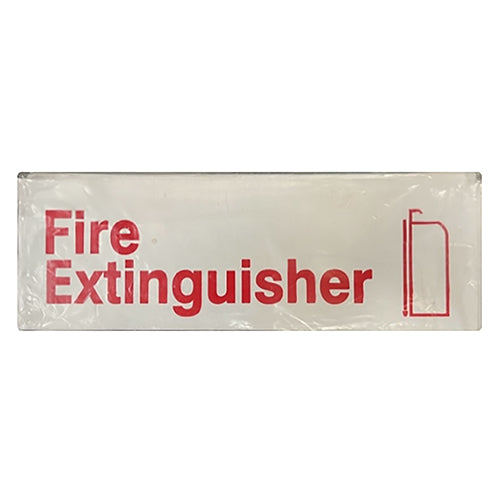 Fire Extinguisher Sign 3X9 for Traex TRX4518