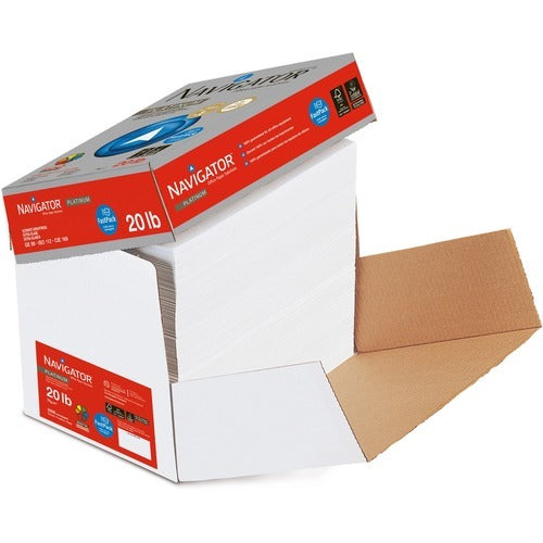 NAVIGATOR SNANPL11FP Navigator Platinum Paper 20 Lb 8.5x11 2500 Sheets