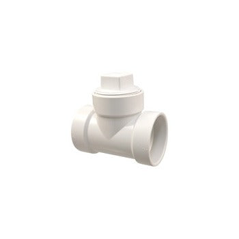 MUELLER STREAMLINE Mueller Streamline PDWVCOT2 Pvc Test Tee 2 in Hub X Hub X Cleanout