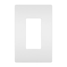 Pass & Seymour RWP26W Wallplate 1 Gang Polycarbonate White Screwless