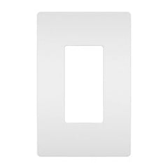 Pass & Seymour RWP26W Wallplate 1 Gang Polycarbonate White Screwless