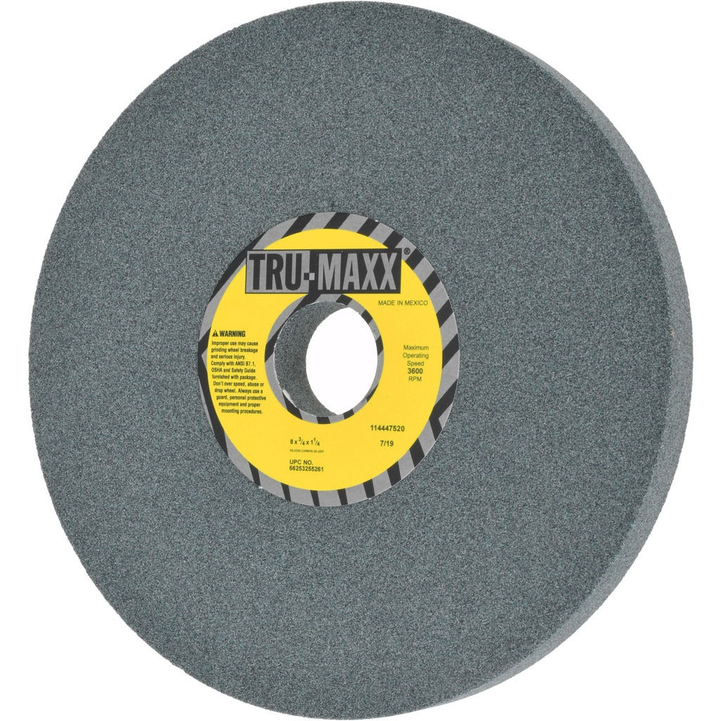 TRU-MAXX Tru-maxx 66253255261 Grinding Wheel 8in Silicon Carbide 80G