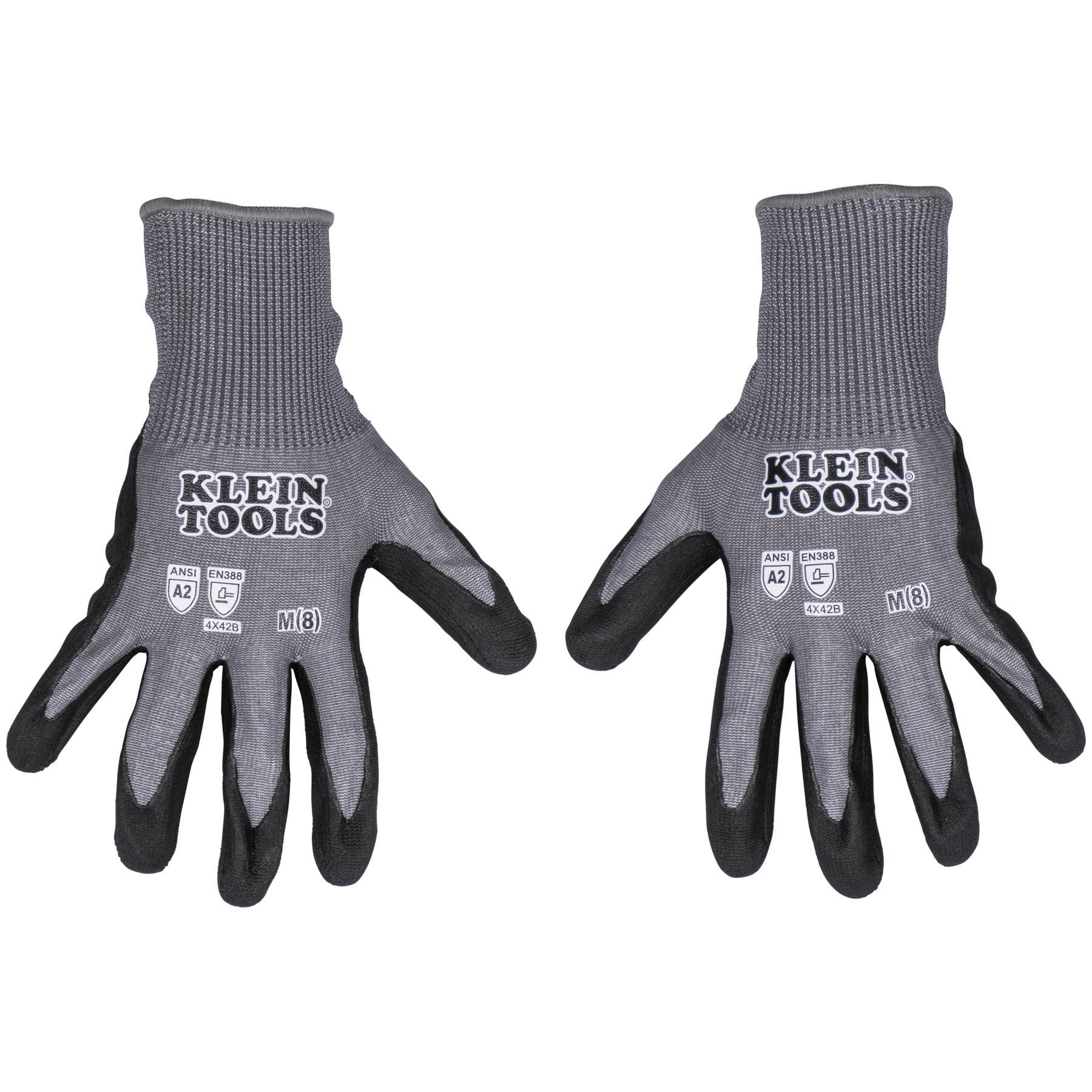 KLEIN TOOLS Klein Tools 60584 Knit Dipped Gloves (Medium / 2-Pair)
