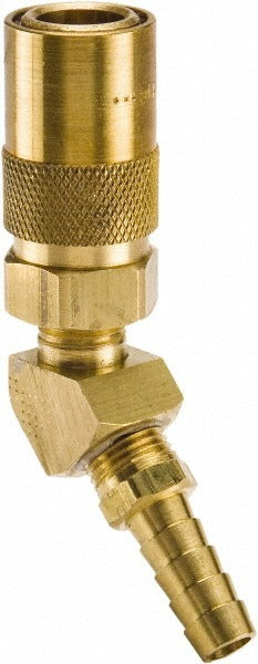 PARKER Parker PC224 45 Deg Hose Barb Coupler 200 Psi 1/4 Inch
