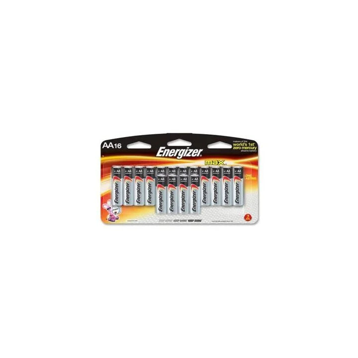 ENERGIZER Energizer E91LP-16 Max Alkaline Aa Battery 16 Pack