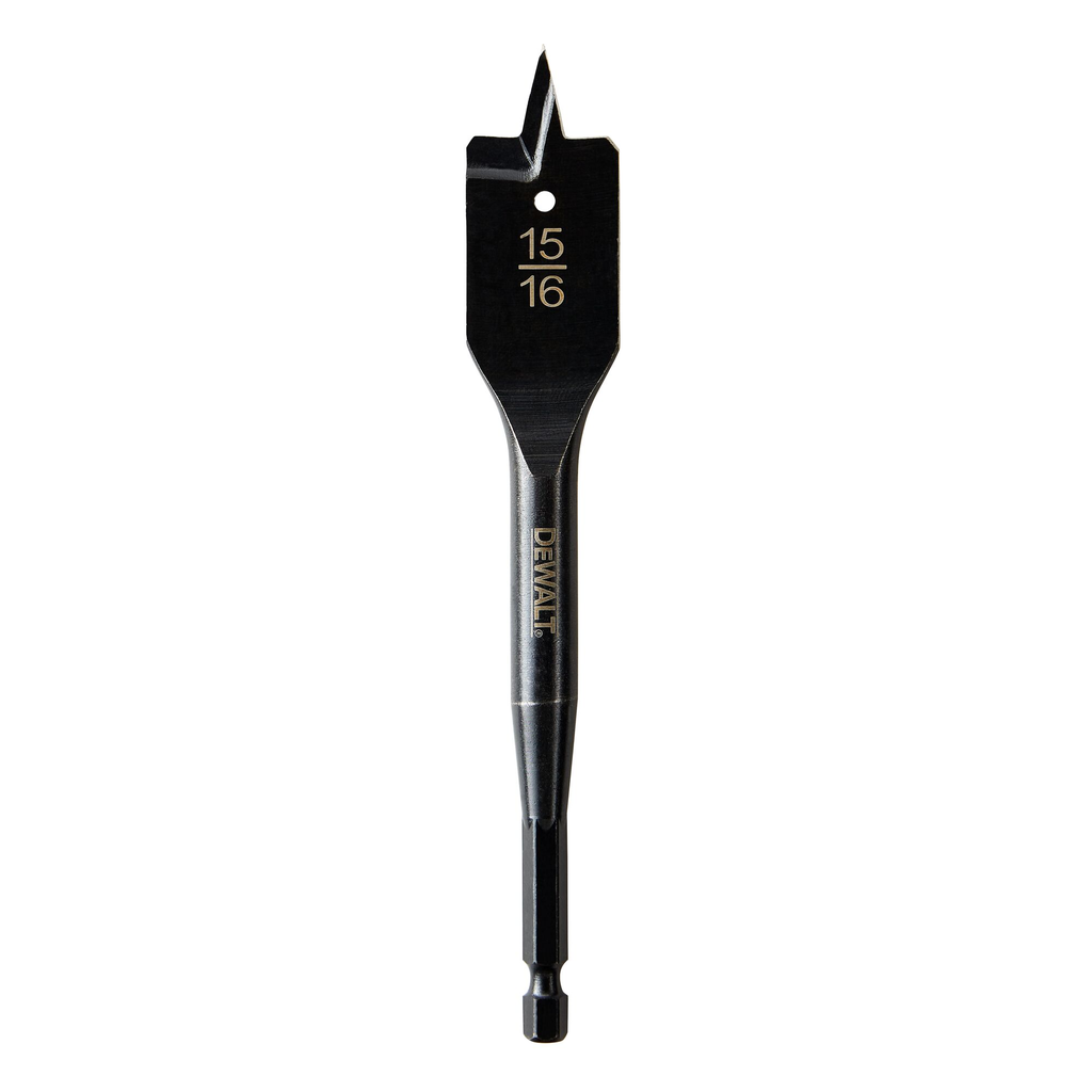 Dewalt DW1581 Spade-Blade Drill Bit - 15/16 in Drill Bit Size, 6 in Overall Length