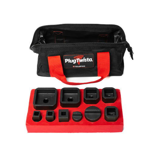 PLUGTWISTA TPT-1 PLUGTWISTA Industrial-Grade Cleanout Plug Sockets Set ...