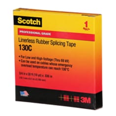 3M 3M 130C-3/4'' High Voltage Linerless Rubber Tape