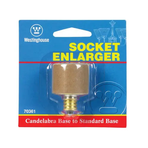 WESTINGHOUSE Westinghouse 70361 Candelabra Socket Adapter 75W 120V