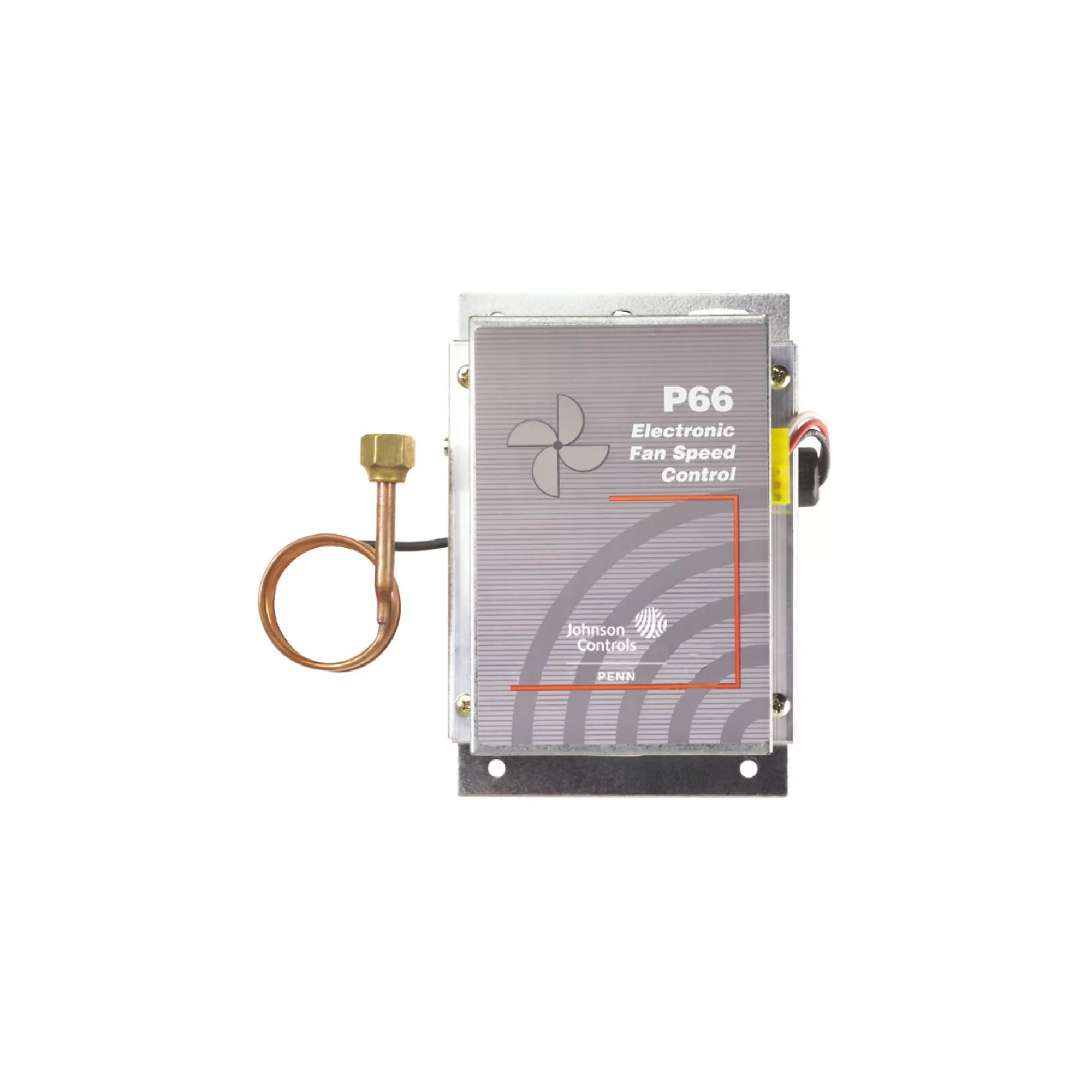 JOHNSON CONTROLS Johnson Controls P66BAB-5C Dual Input Sensor Model Pressure Actuated Motor Speed Controller 190-250 PSIG, 60 inches Capillary
