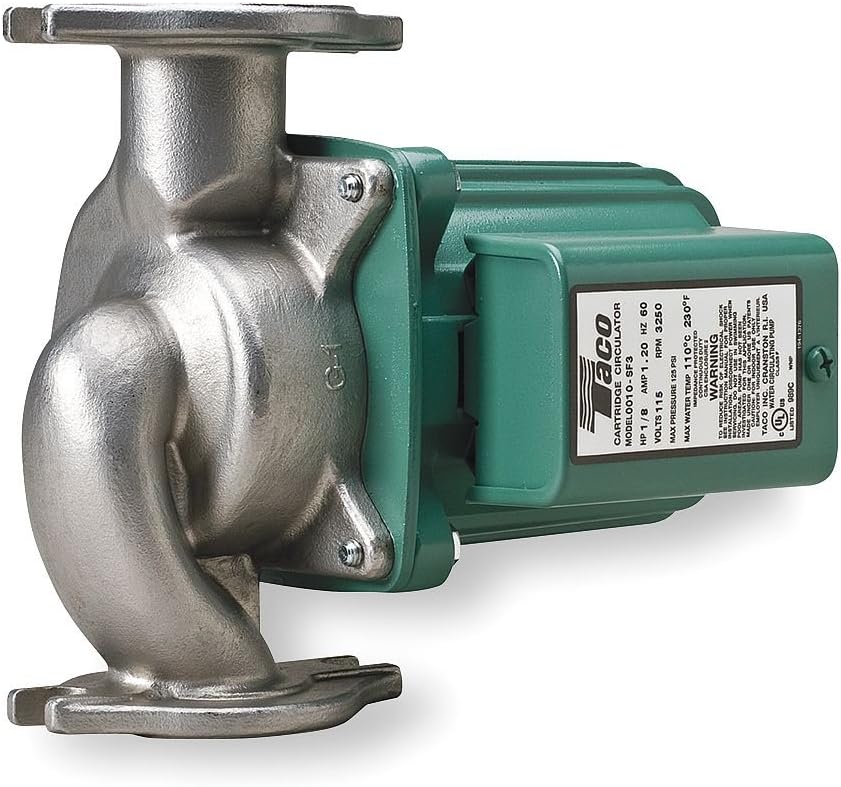TACO Taco 2400-30S-3P Stainless Steel Circulator Pump 1/6 HP 115V