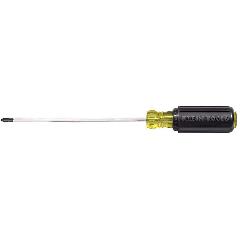 Klein Tools 603-6 #3 Phillips Screwdriver 6-Inch Round Shank Cushion Grip