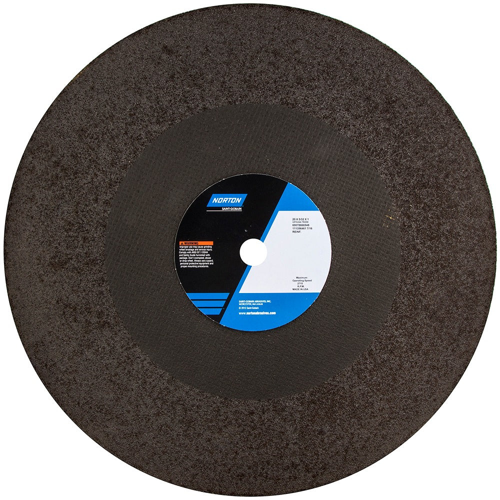 NORTON Norton 69078666948 Cut-off Wheel 20 in Aluminum Oxide 24 Grit