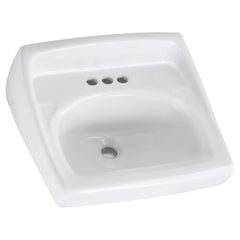 American Standard 0355027.020 Lucerne Wall-Hung Sink 4 Centerset