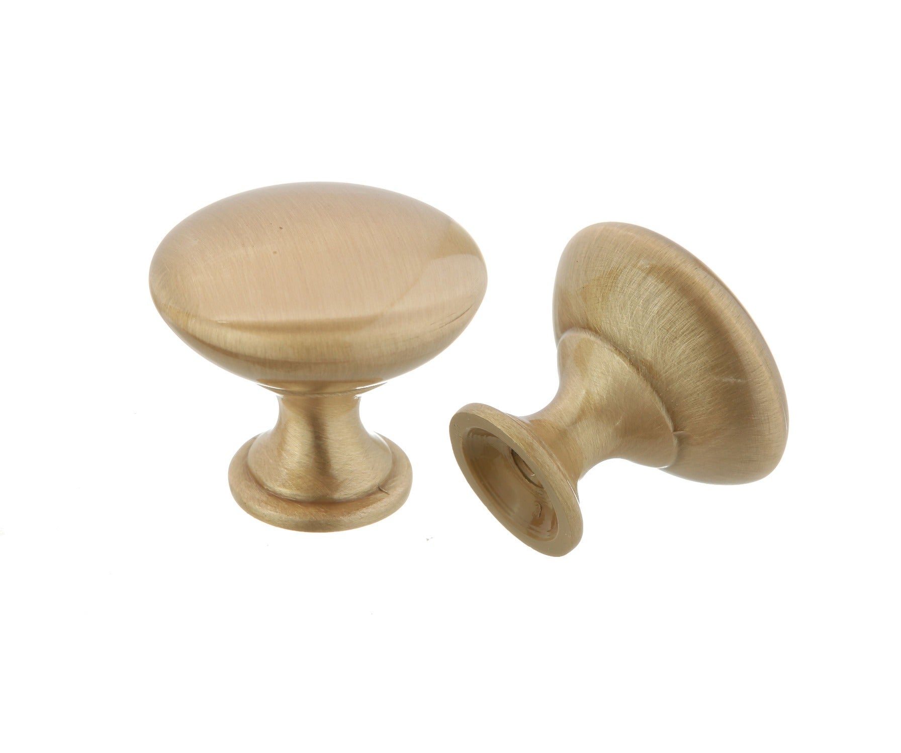 PRIDE INDUSTRIAL Pride Industrial K910SB Mushroom Cabinet Knob Satin Brass