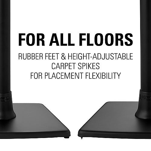 SANUS Sanus - Legrand WSS21-B1 Single Speaker Stand Black