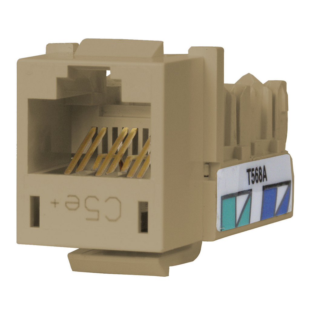 Hubbell Premise Wiring HXJ5EEI 8-Position Modular Keystone Jack