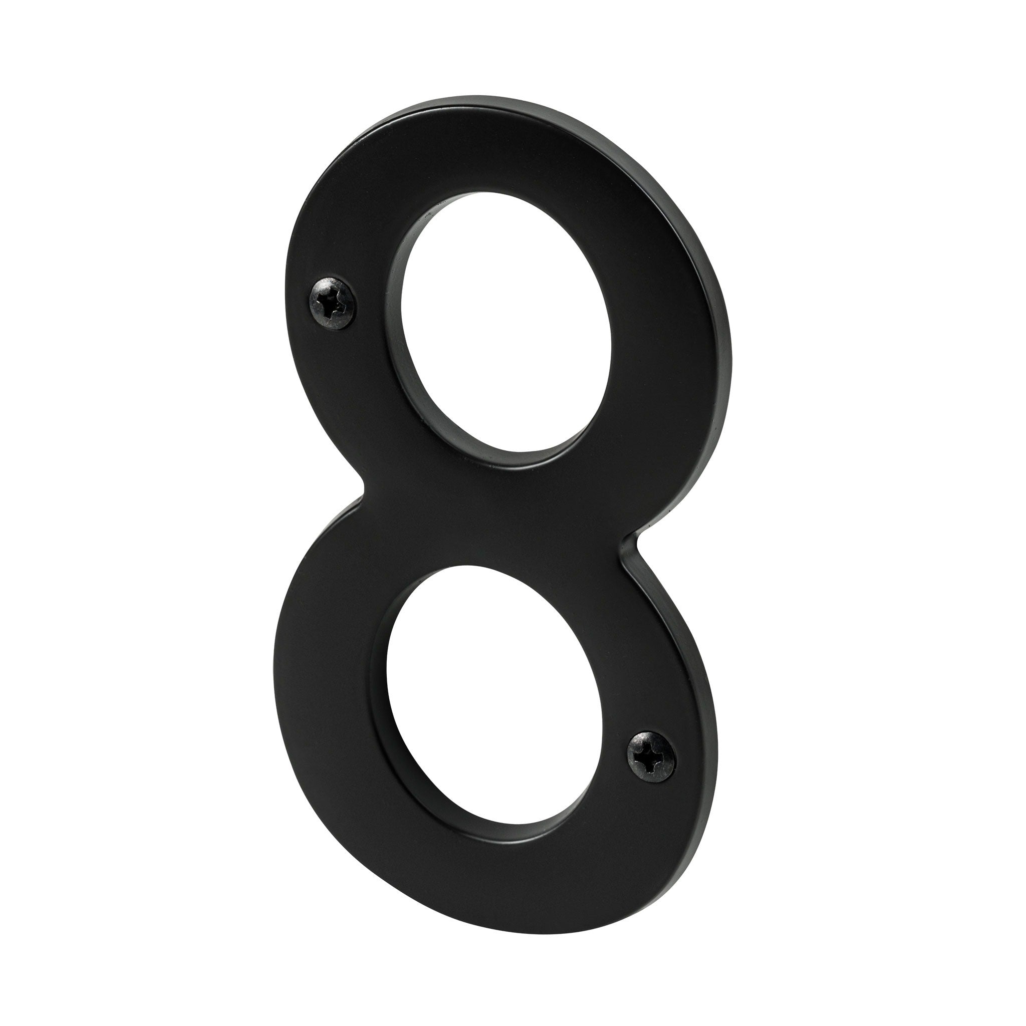 PAMEX Pamex DD074S8BL House Number 8 4 Inches Matte Black