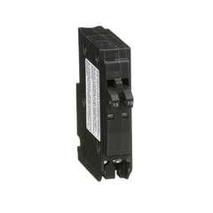 Square D QO1515 Tandem Circuit Breaker 15A/15A 120/240V 1Ph , Plug-On