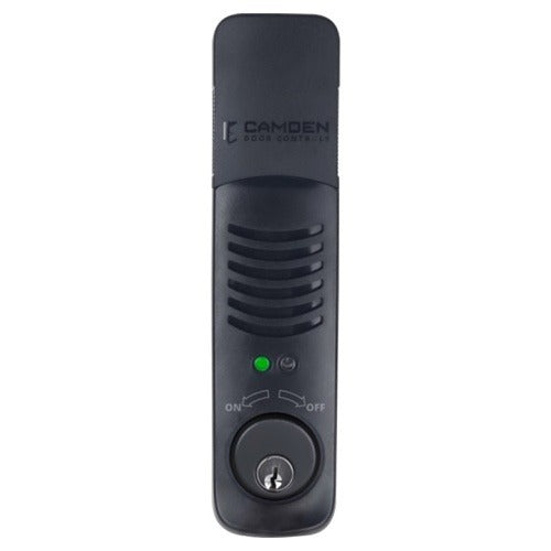 CAMDEN DOOR CONTROLS Camden CX-DA800KD-BK Door Alarm Battery Mortise Cylinder Black
