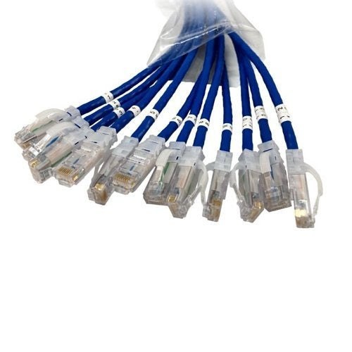 ORTRONICS Ortronics EZFPM605Q12-06 Cat6 Flat Patch Cable 5ft 12-pack
