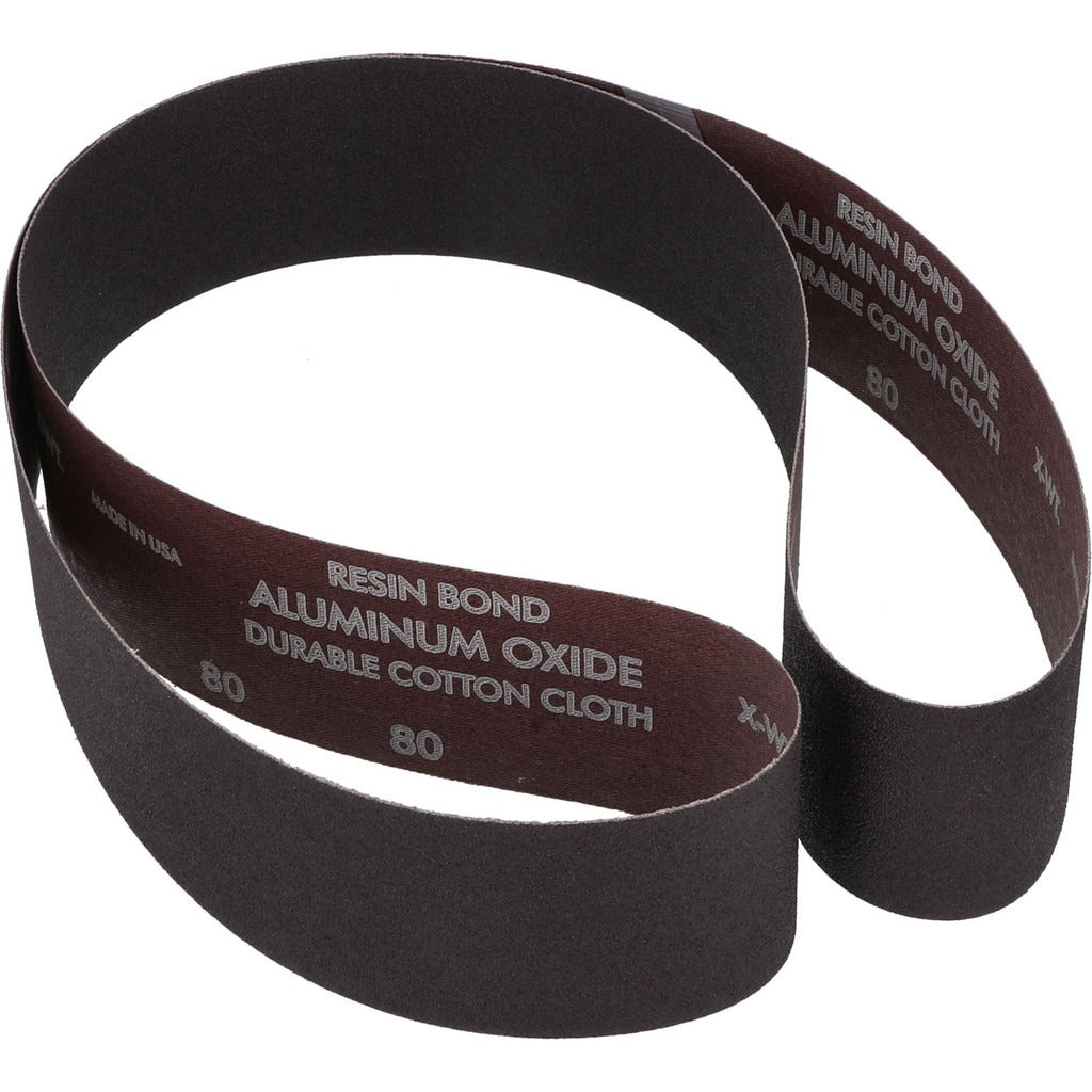 NORTON Norton 78072721590 Abrasive Belt 80 Grit 2.5x60 in