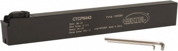HERTEL Hertel 1000086 Ctcp Indexable Turning Toolholder 0.5x1 Shank