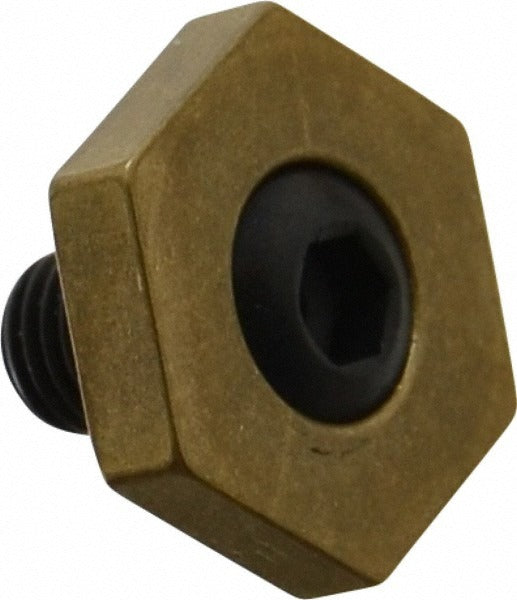 MITEE-BITE Mitee-bite 10205 Symmetrical Hex Clamp 13/16 in Brass 12 Pack