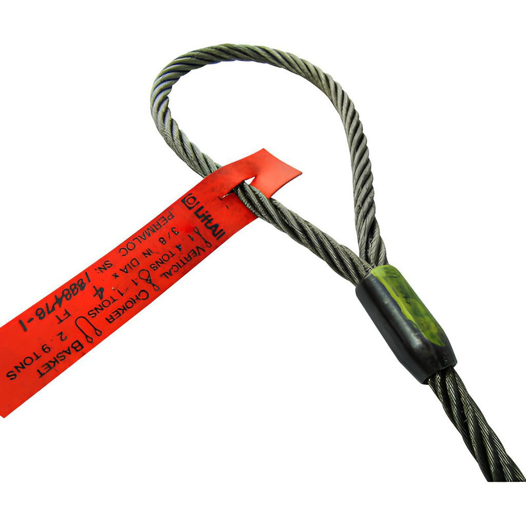 LIFT-ALL Lift-all 34IEEX6 Wire Rope Eye Eye Sling 11200 Lb 6 Ft