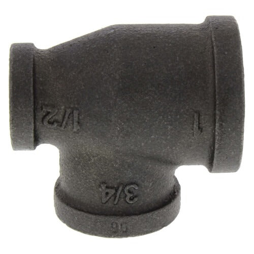 EVERFLOW Everflow BMRT1004 Reducing Tee (1 inches x 1/2 inches x 3/4 inches) Bluefin BLT100-050-075C