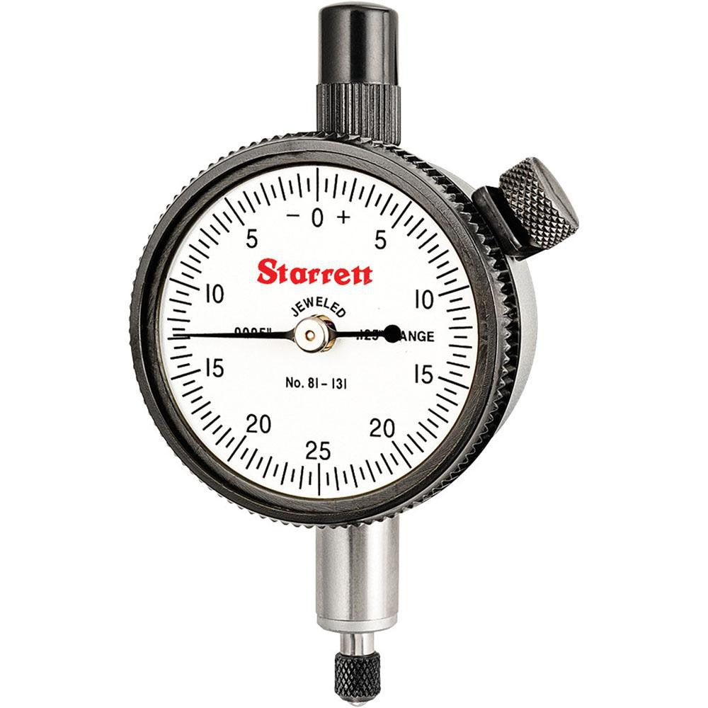 STARRETT Starrett 53388 Dial Drop Indicator 0-0.125 in Lug Back