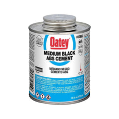 Oatey 30892 16 Oz Plastic Black Pipe Cement