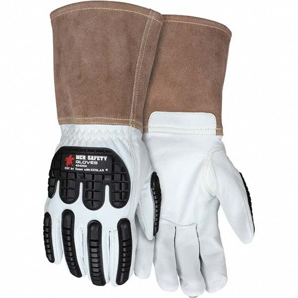 MCR SAFETY Mcr Safety 48406KM Leather Welding Gloves Medium