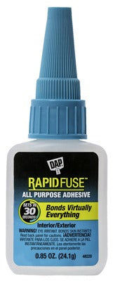 DAP Dap Inc 155 Rapidfuse All Purpose Adhesive 0.85 Oz