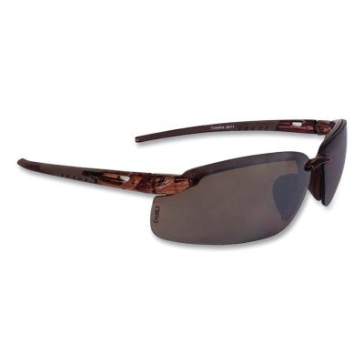 Radians 29117 Crossfire ES5 Premium Safety Glasses Mirror Polycarbonate Crystal Brown