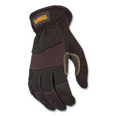 DeWalt DPG212L Performance Driver Hybrid Gloves Large Cowhide/Neoprene/Spandex/Terry Cloth Black/Gray