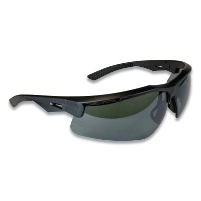 Radians TXM7-2PID Thraxus Safety Glasses Smoke Lens Polycarbonate Polarized Coating Black Metal Frame