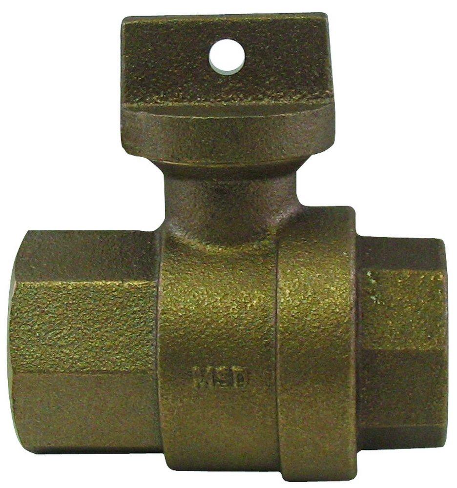 A.Y. McDonald 5129-173 Curb Stop Ball 3/4 In FNPT BRS 300PSI WTR